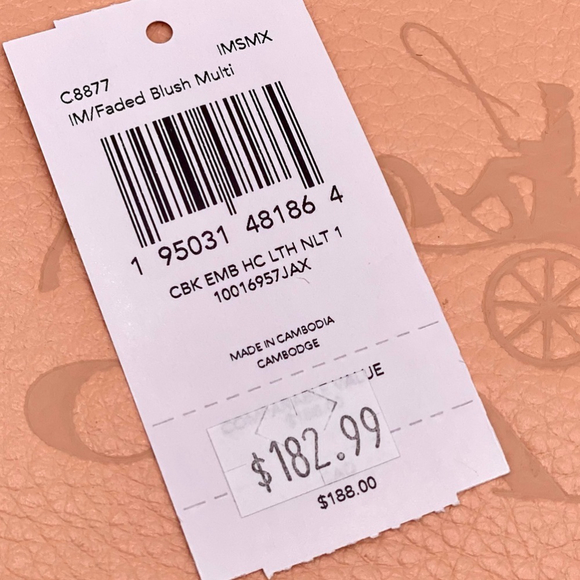 Coach Nolita 19 Wristlet Wallet Pink - Picture 10 of 10